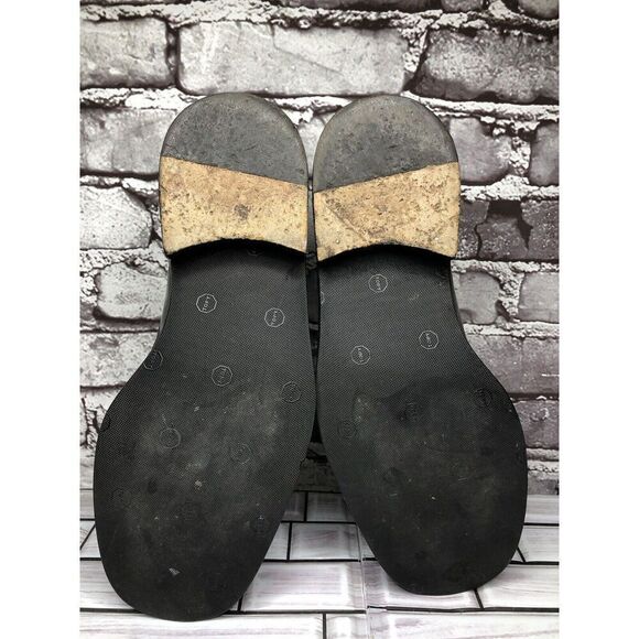 LAUDINO CACCIN Black Leather Cap Toe Oxfords Lace Dress Shoes Men Sz 9M US/42EU - Picture 8 of 16